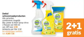 Albert Heijn Dettol schoonmaakproducten aanbieding