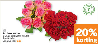 Albert Heijn AH Luxe rozen aanbieding