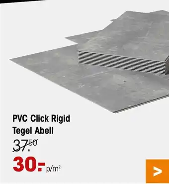 Kwantum PVC Click Rigid Tegel Abell aanbieding