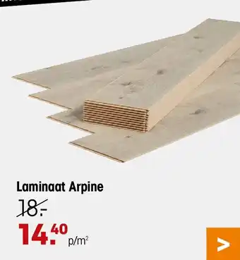 Kwantum Laminaat Arpine aanbieding