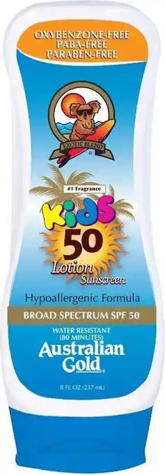 Australian gold spf 50 kids lotion - 237 ml - zonnebrandcrème