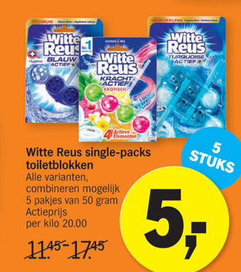 Albert Heijn Witte Reus single-packs toiletblokken aanbieding