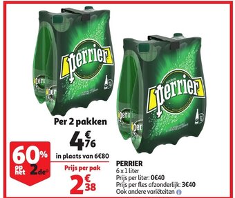 Auchan Perrier aanbieding