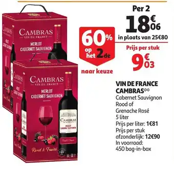 Vin de France Cambras