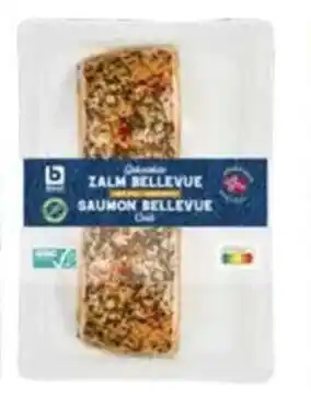 Colruyt Gekookte zalm Bellevue met vel 200 g aanbieding