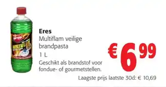 Colruyt Eres Multiflam veilige brandpasta 1L aanbieding