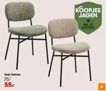 Kwantum Stoel dalmine aanbieding