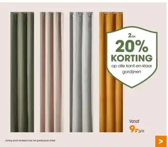 Kwantum Op alle kant-en-klaar gordijnen aanbieding