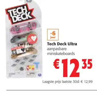 Colruyt Tech Deck Ultra aanpasbare miniskateboards aanbieding