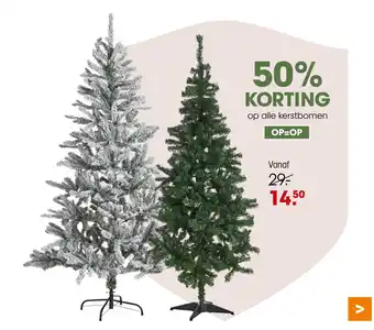 Kwantum op alle kerstbomen erstbomen aanbieding