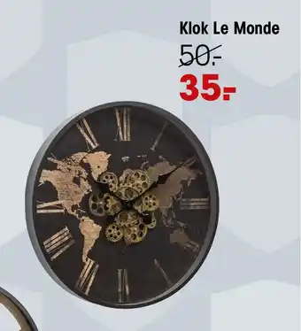 Kwantum Klok Le Monde aanbieding