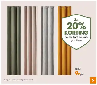 Kwantum Kant-en-klaar gordijnen aanbieding