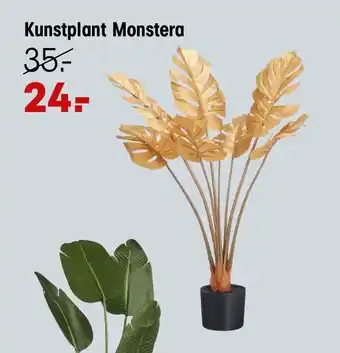 Kunstplant Monstera