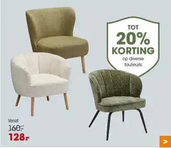 Kwantum Fauteuils aanbieding