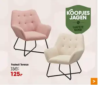 Kwantum Fauteuil Terenzo aanbieding