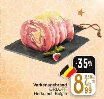 Cora Varkensgebraad ORLOFF aanbieding