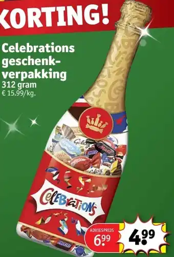 Kruidvat Celebrations geschenkverpakking 312gram aanbieding