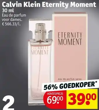 Kruidvat Calvin klein eternity moment 30 ml aanbieding