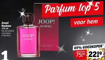 Kruidvat Joop! homme 125ml aanbieding