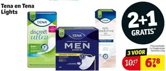 Kruidvat Tena en tena lights aanbieding