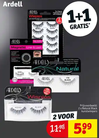 Kruidvat Ardell 1+1 gratis aanbieding