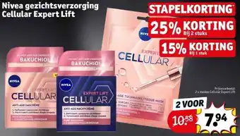 Kruidvat Nivea gezichtsverzorging cellular expert lift aanbieding