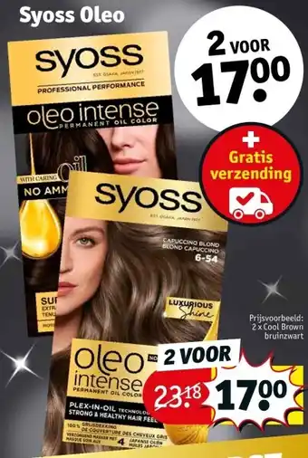 Kruidvat Syoss oleo aanbieding