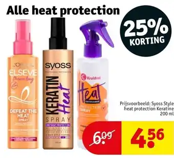 Kruidvat Alle heat protection aanbieding