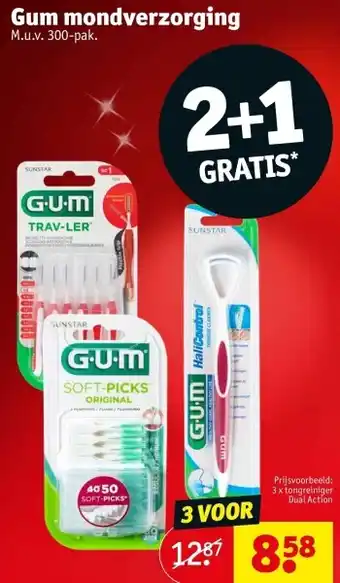 Kruidvat Gum mondverzorging aanbieding