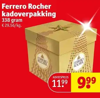 Kruidvat Ferrero rocher kadoverpakking 338gram aanbieding