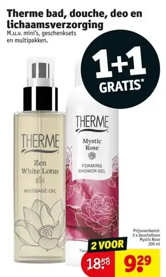 Kruidvat Therme bad, douche, deo en lichaamsverzorging aanbieding