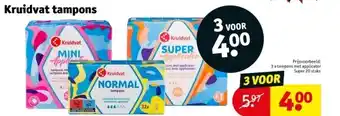 Kruidvat Kruidvat tampons aanbieding