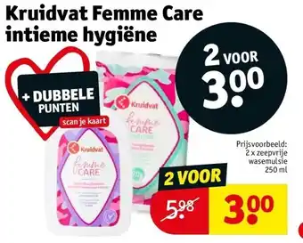 Kruidvat Kruidvat femme care intieme hygiëne aanbieding
