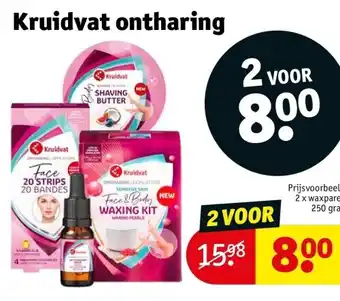 Kruidvat Kruidvat ontharing aanbieding
