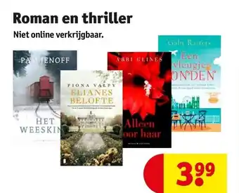 Kruidvat Roman en thriller aanbieding