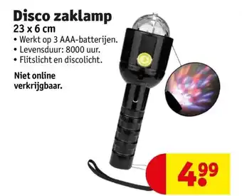 Kruidvat Disco zaklamp 23 x 6cm aanbieding