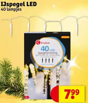 Kruidvat IJspegel LED 40 lampjes aanbieding