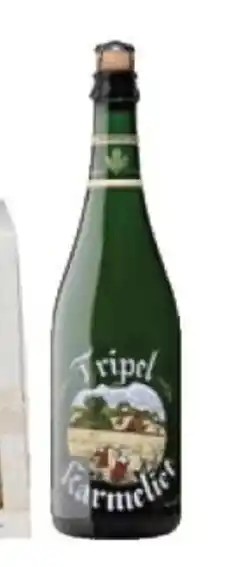Colruyt Tripel Karmeliet Sterk blond bier 8,4 % vol 75 cl aanbieding