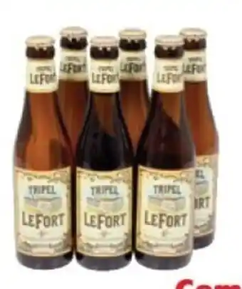 Colruyt LeFort Tripel sterk blond bier 8,8% vol 6 x 33cl aanbieding