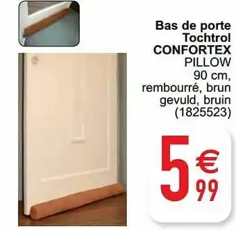 Bas de porte tochtrol confortex pillow