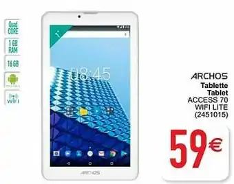 Cora Archos tablette tablet access 70 wifi lite aanbieding