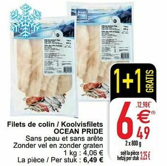 Cora Filets de colin - koolvisfilets ocean pride aanbieding