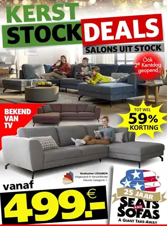 Seats and Sofas Hoeksalon LISSABON aanbieding