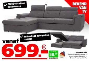 Seats and Sofas Hoeksalon MAX aanbieding