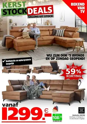 Seats and Sofas Hoeksalon WAYNE aanbieding