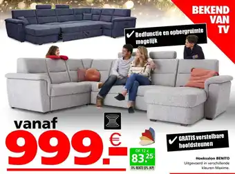 Seats and Sofas Hoeksalon BENITO aanbieding
