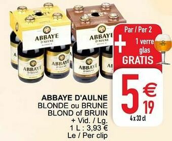 Cora Abbaye d`aulne blonde ou brune blond of bruin aanbieding