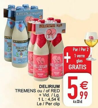 Cora Delirium tremens ou - of red aanbieding