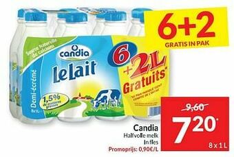 Intermarché Candia halfvolle melk aanbieding