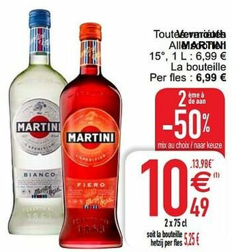Cora Vermouth martini aanbieding